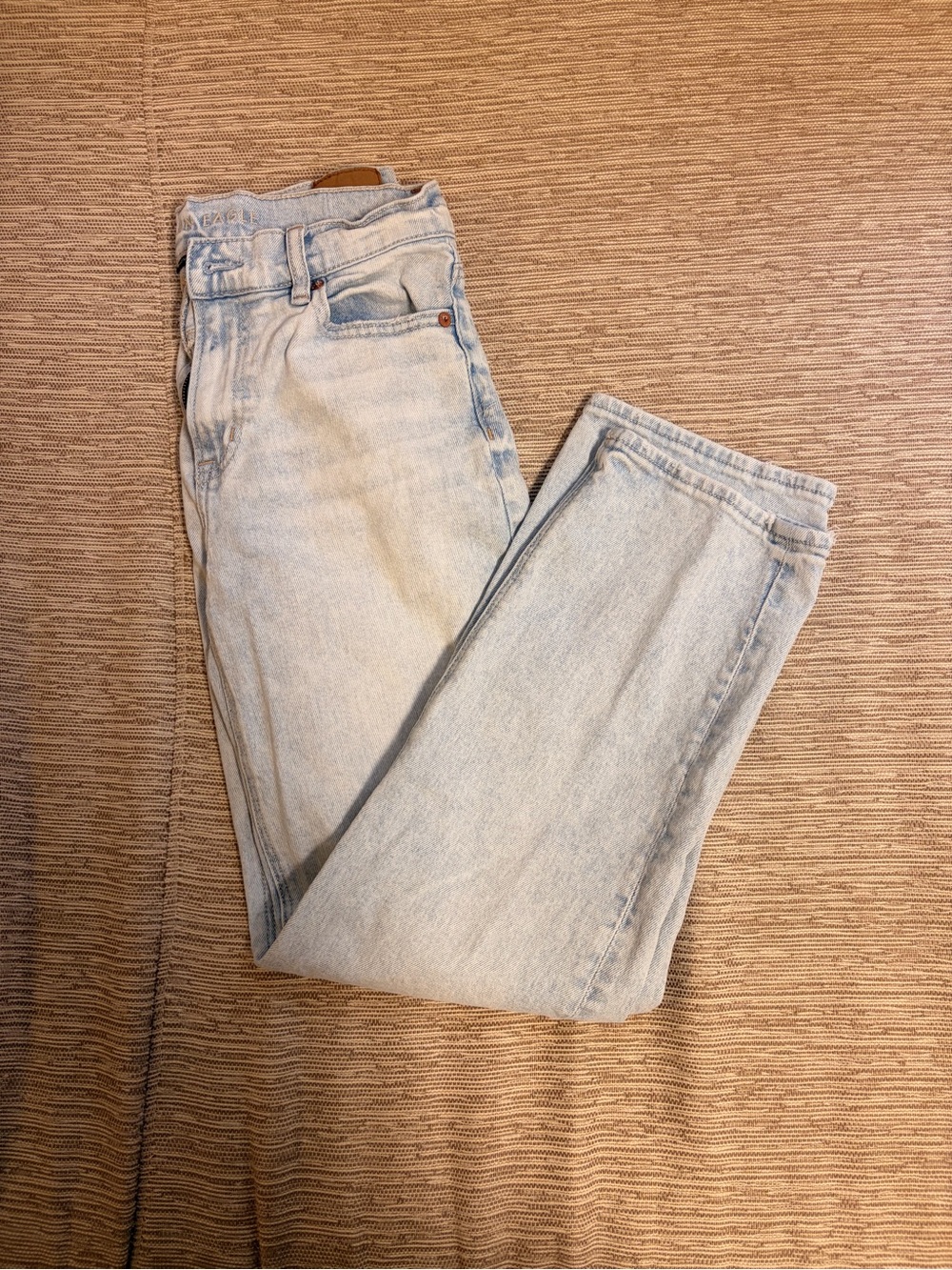 American Eagle Outfitters ultra high rise straight leg jeans